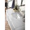 James Martin Vanities Athens 48in Single Vanity, Glossy White w/ 3 CM Carrara White Top E645-V48-GW-3CAR - alternate 4